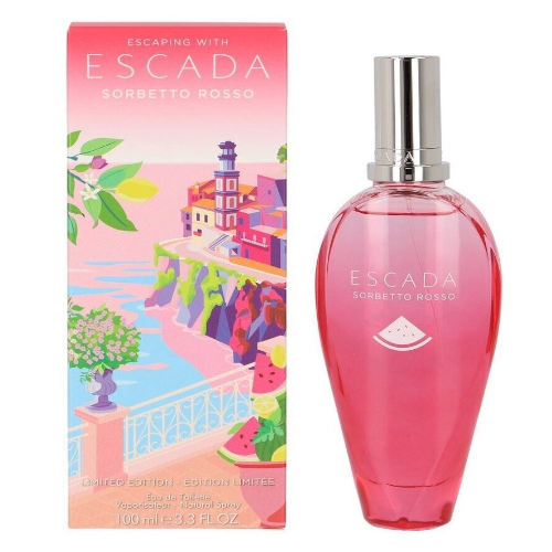 Escaping With Escada Sorbetto Rosso by Escada 3.3 oz EDT Perfume