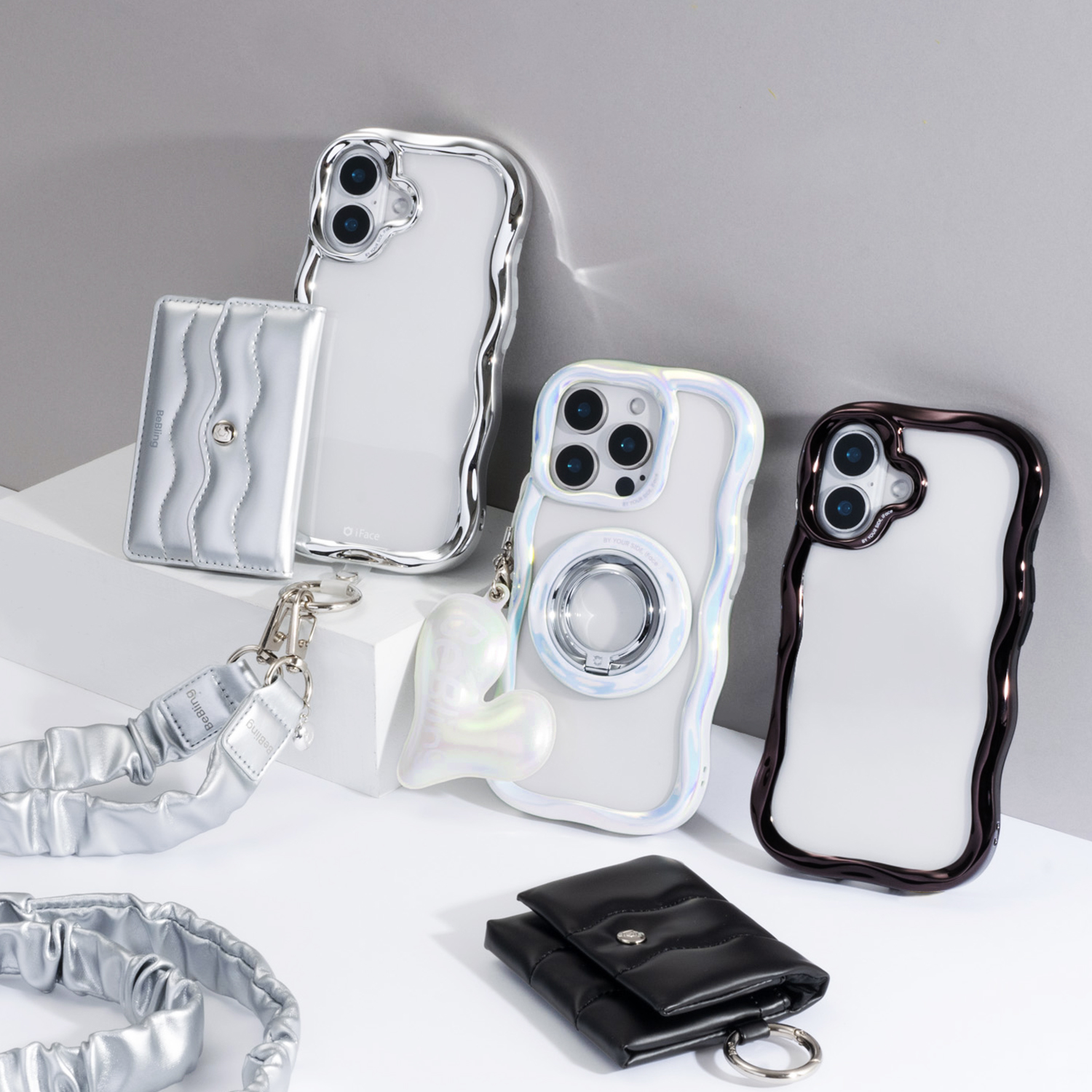 iFace BeBling（ビーブリング）セット (スマホケース＆スマホリング