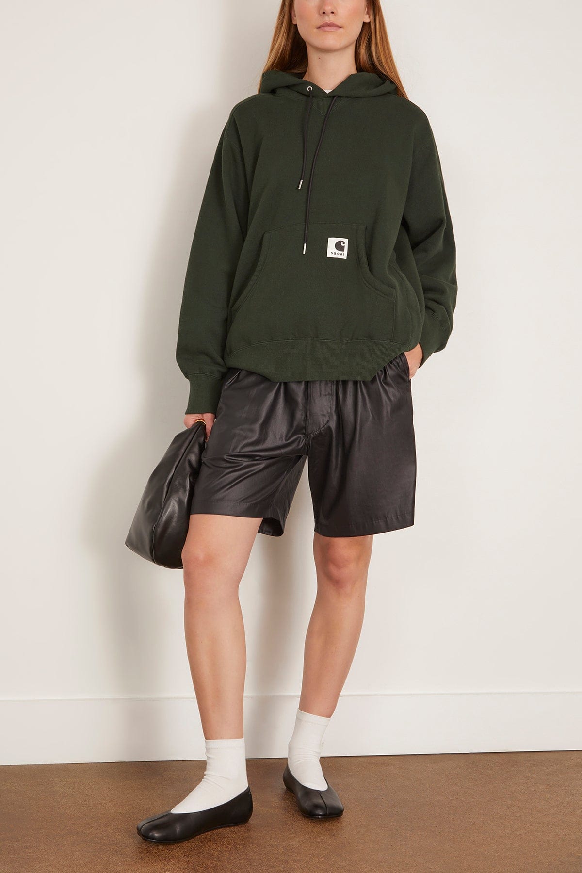 Sacai x Carhartt WIP Cotton Jersey Hoodie in Green – Hampden Clothing