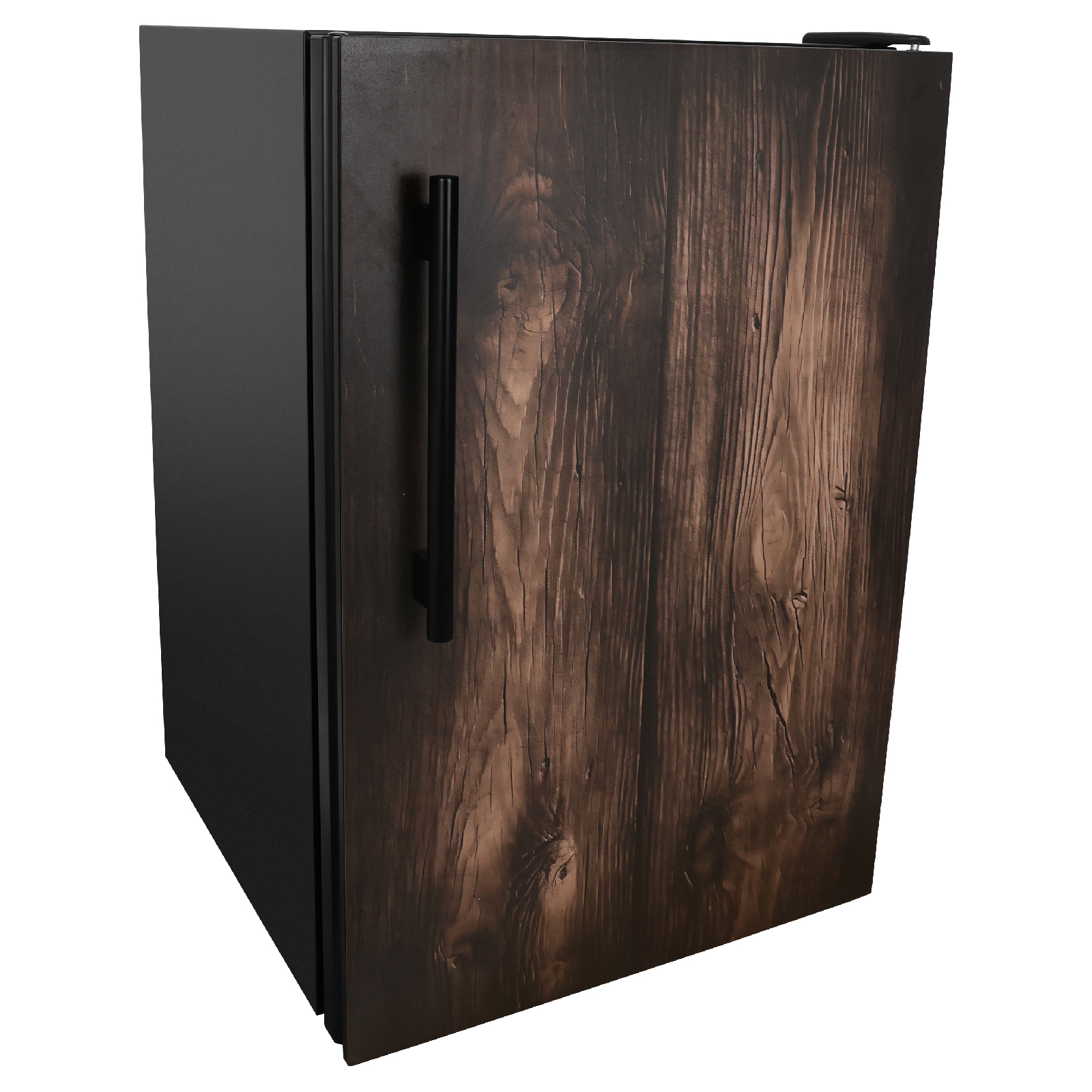 84L 直冷式 ワンドア冷凍庫 ダークウッドxマットブラック - Hanx株式会社