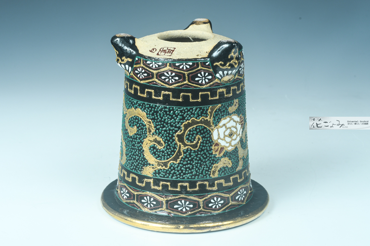 逸品古鉄平安省鋳堂蓋物香炉花活け灰皿明治金工和骨董アンティーク