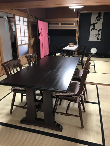 沼津の古民家カフェKIZASU – 花森家具 – 松本民芸家具