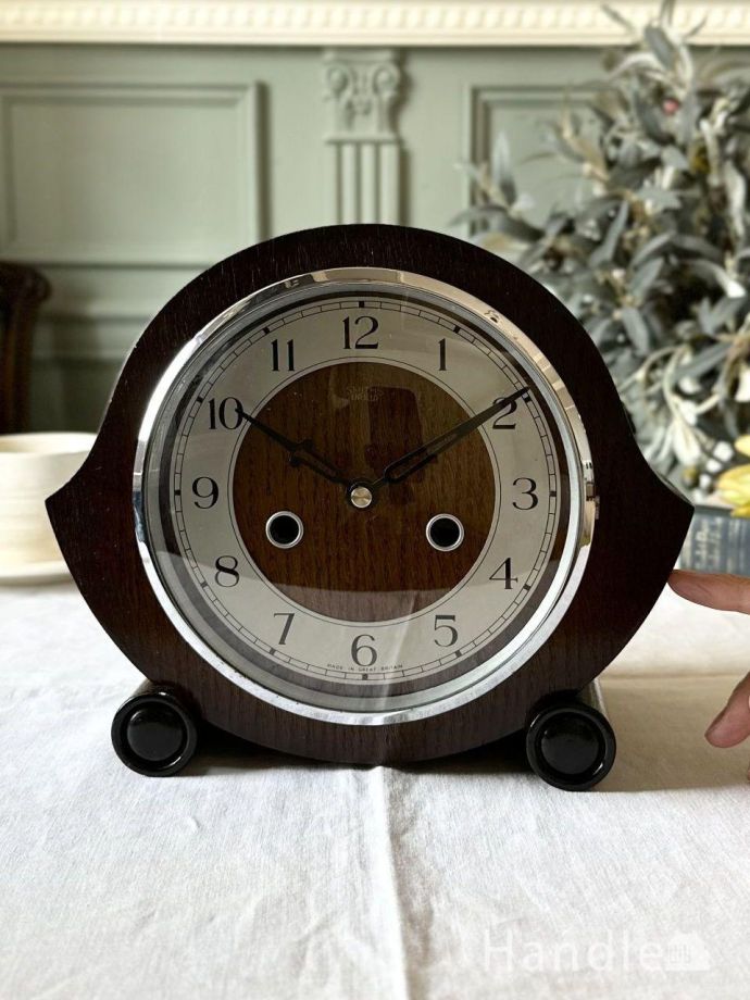 イギリスから届いたアンティークの置時計、SMITH ENFIELDのおしゃれな