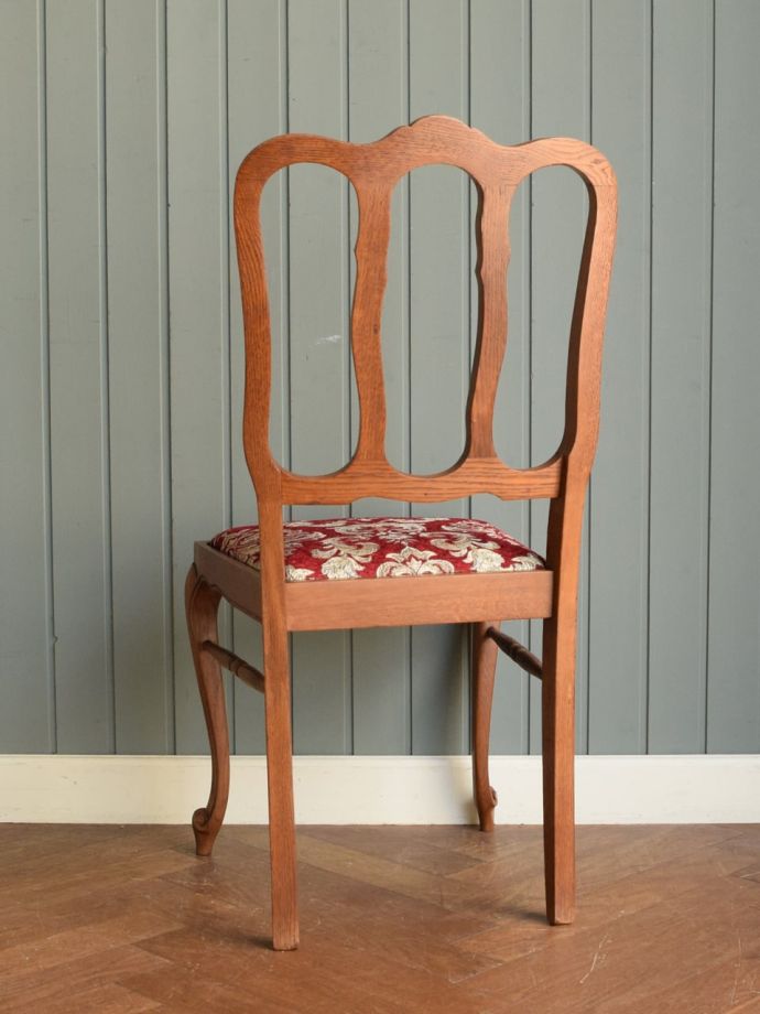 フランスのアンティークの椅子、猫脚が優雅なダイニングチェア(j-748-c