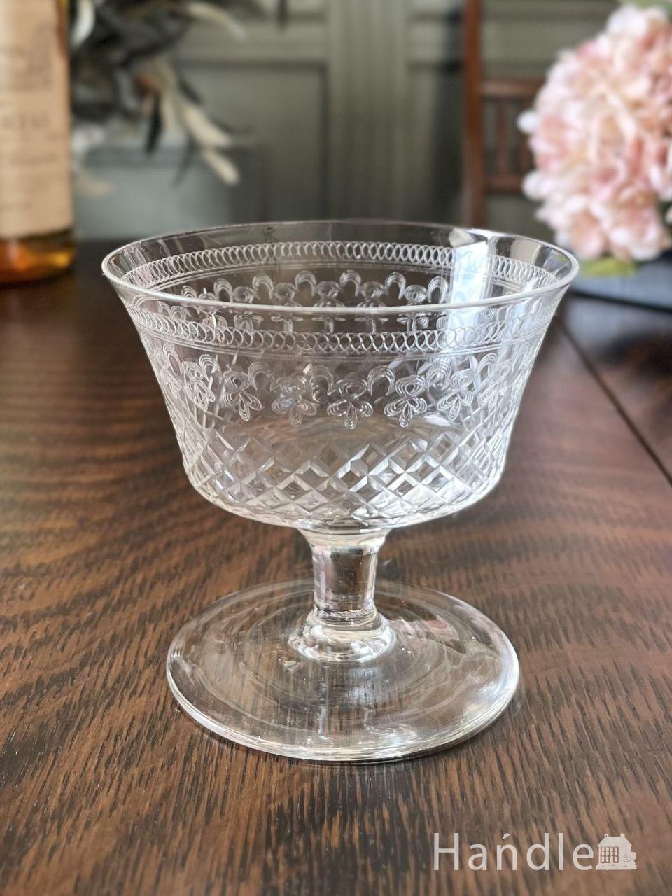 イギリスで見つけたアンティークグラス(pg-3381)｜アンティーク雑貨