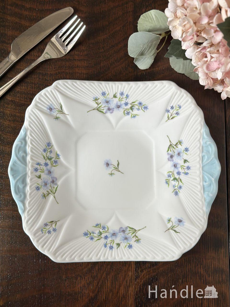 アンティークのガラス食器、仕切り付きの便利でおしゃれなガラス