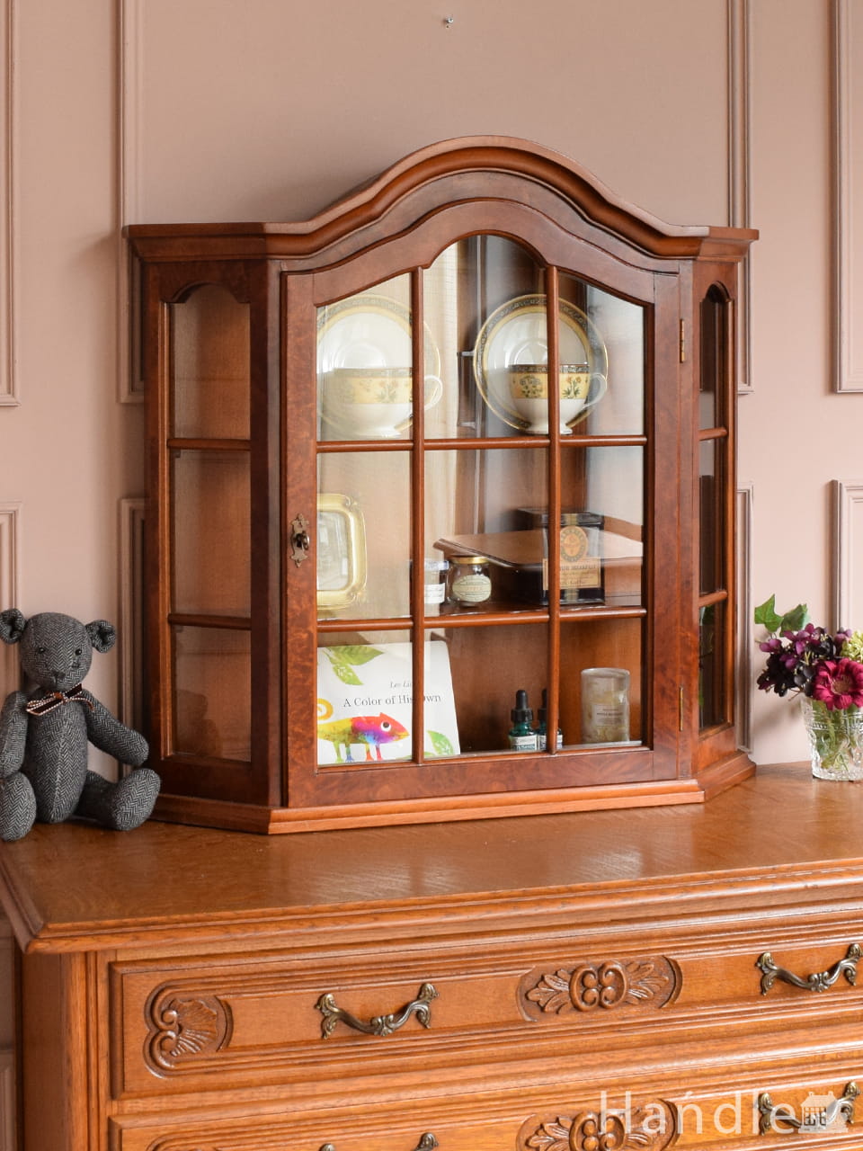 英国アンティークのスタッキングブックケース、イギリスで見つけた