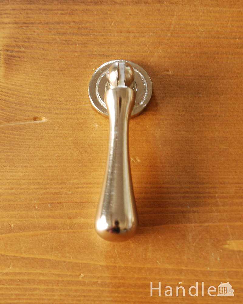 家具の取っ手、アンティーク風ハンドル （真鍮・S）(u-601-v)｜DIYグッズ