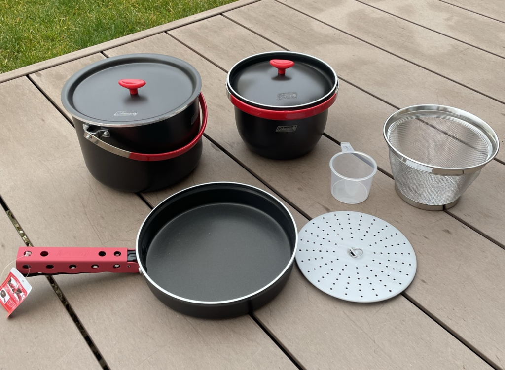 Coleman（コールマン）アルミクッカーコンボで、キャンプ飯の可能性が