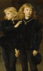 ミレーの『塔の中の王子たち』