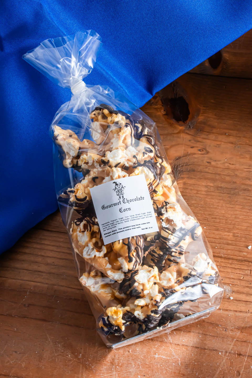 Caramel Corn w/ Dark Choc 6oz Bag - Hansel And Gretel Candy