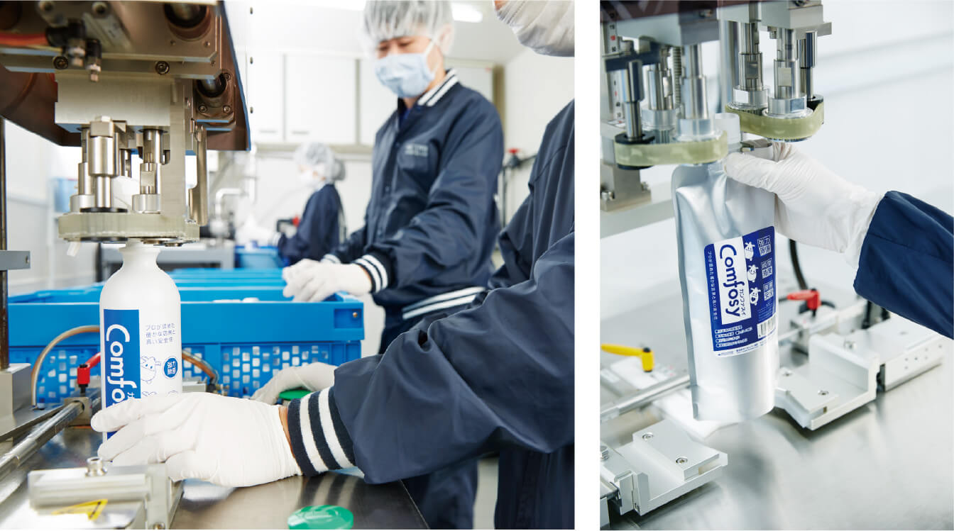 カンファスイ（次亜塩素酸水）製品ラインナップ｜ハセッパー技研