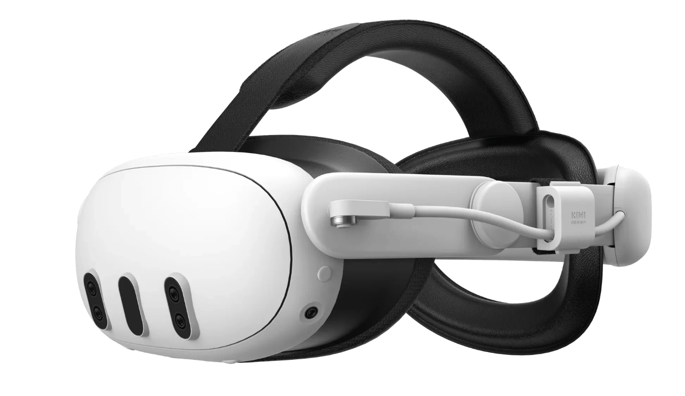 Kiwi Design のこの Quest 3 バッテリー ストラップは Meta のストック