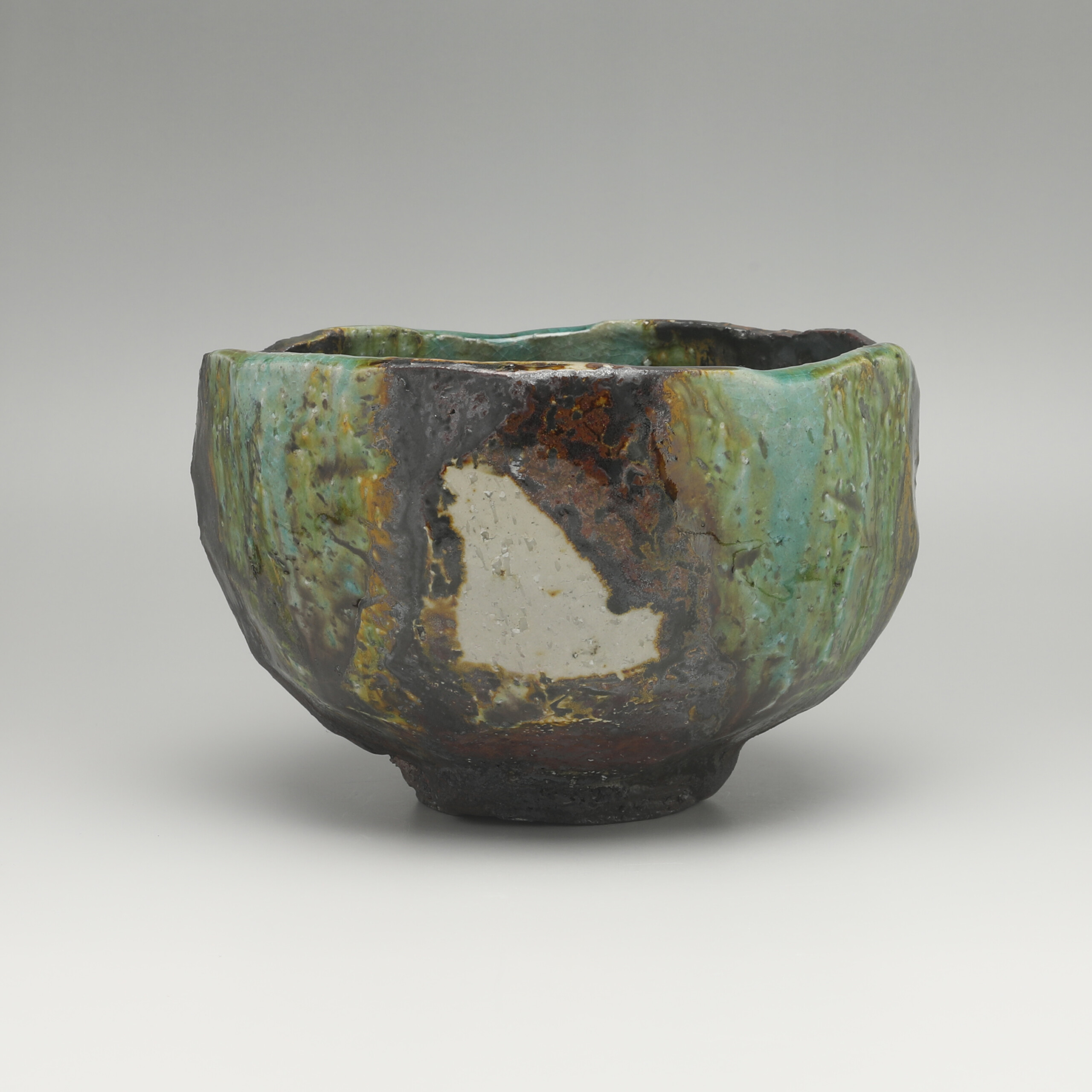 緑彩萩茶碗 大和保男作 | 萩焼屋Hagiyakiya ネットショップ