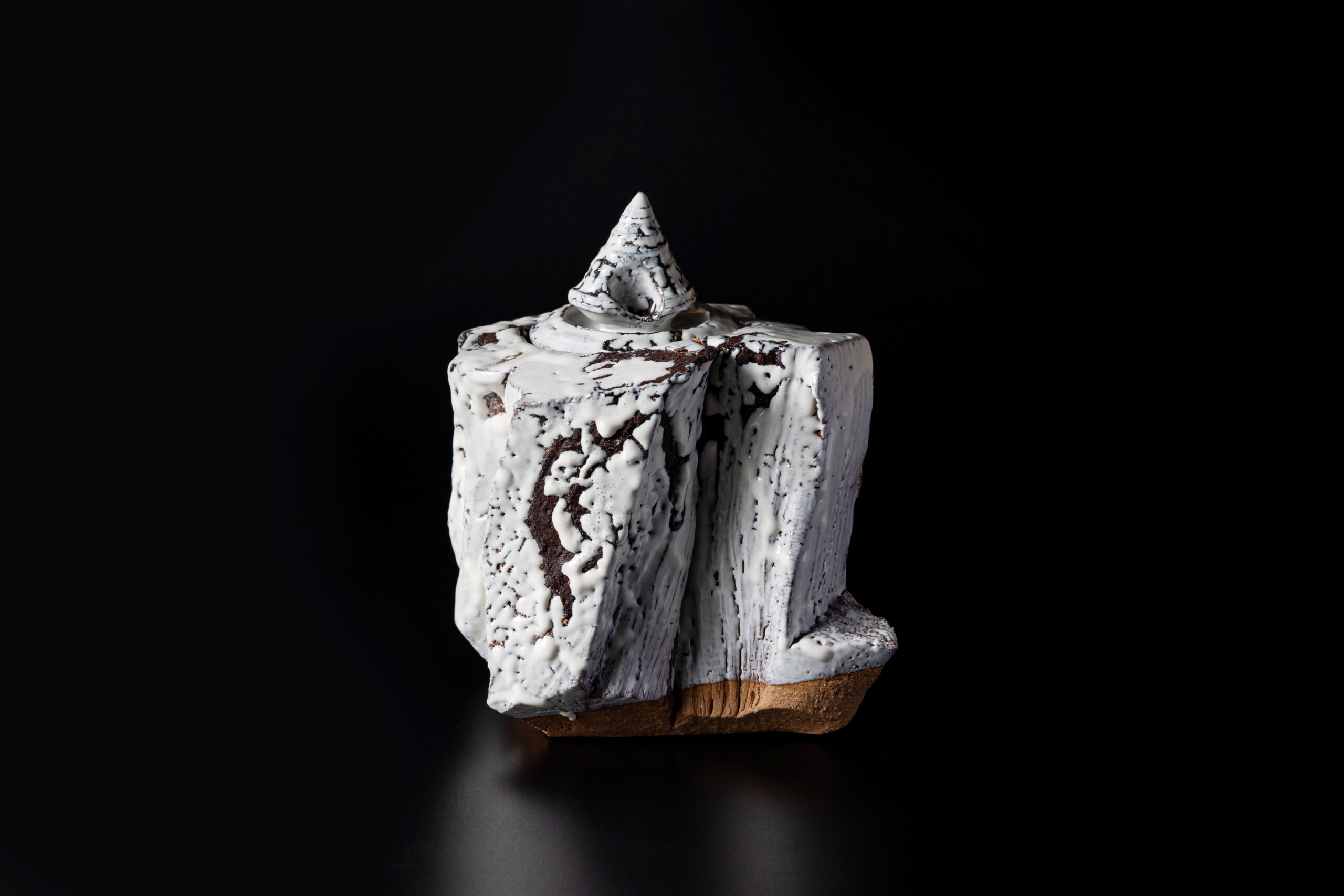 雪嶺 水指 13代三輪休雪 | 萩焼屋Hagiyakiya ネットショップ