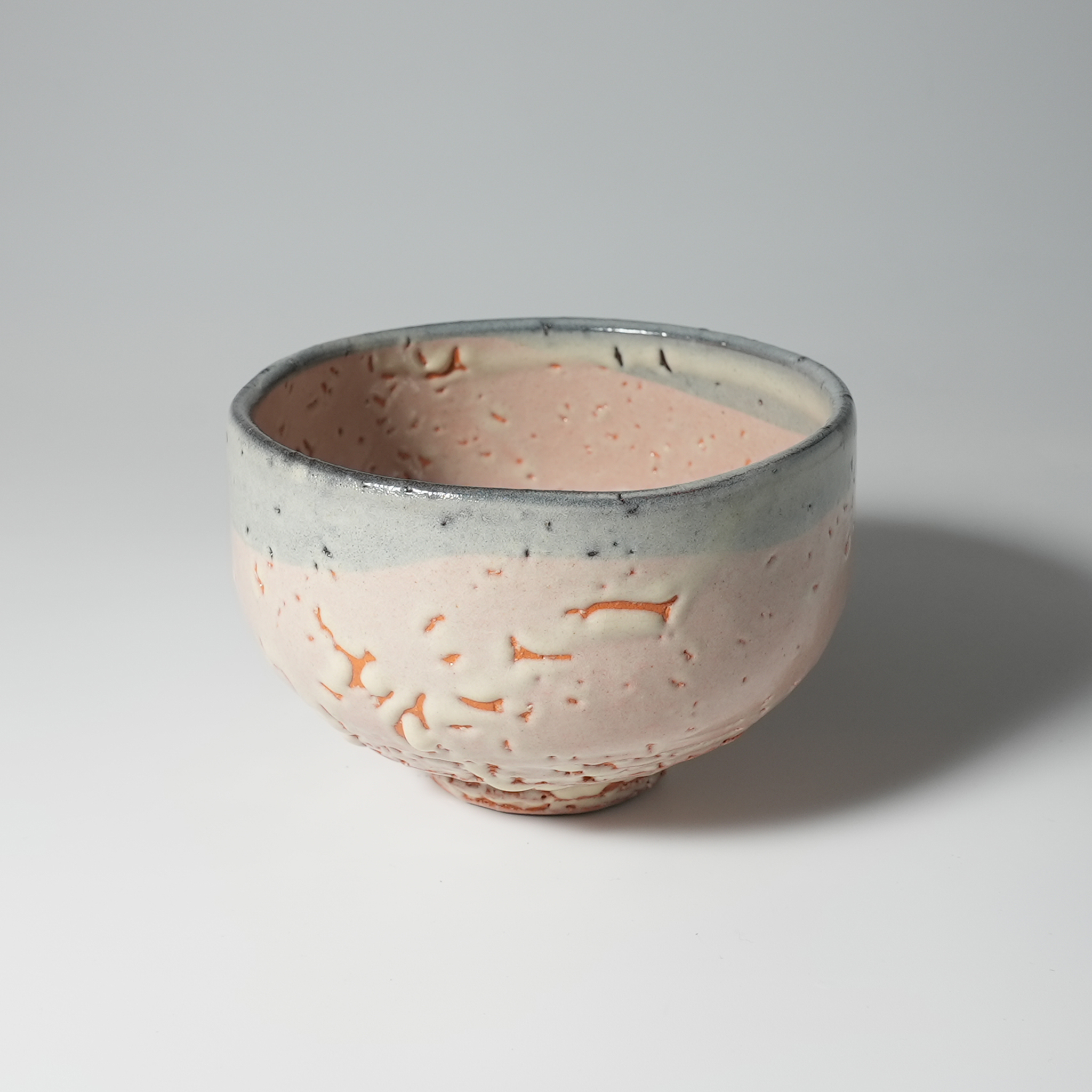 萩焼 13代陶兵衛 象汲出碗5客 13代田原陶兵衛