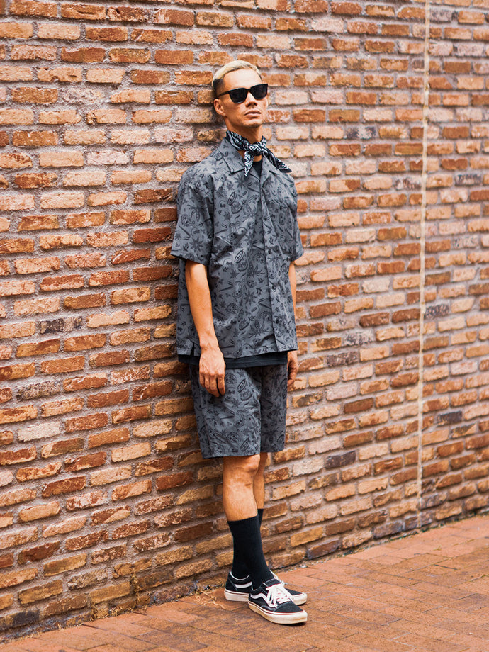 YARZ] PAISLEY OPEN COLLAR SHIRT – HAIGHT