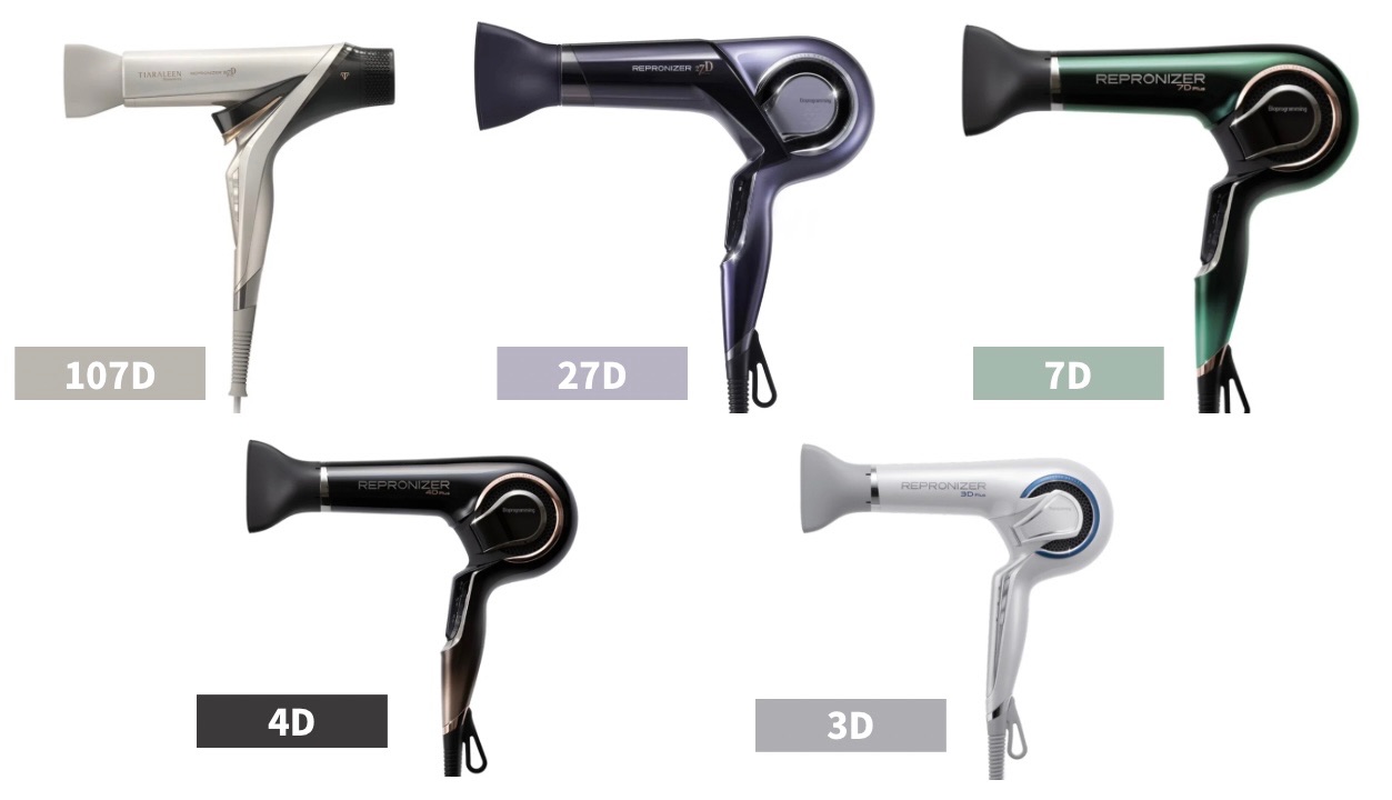 レプロナイザー全比較】107D、27D、7D、4D、3Dの違い、おすすめを全