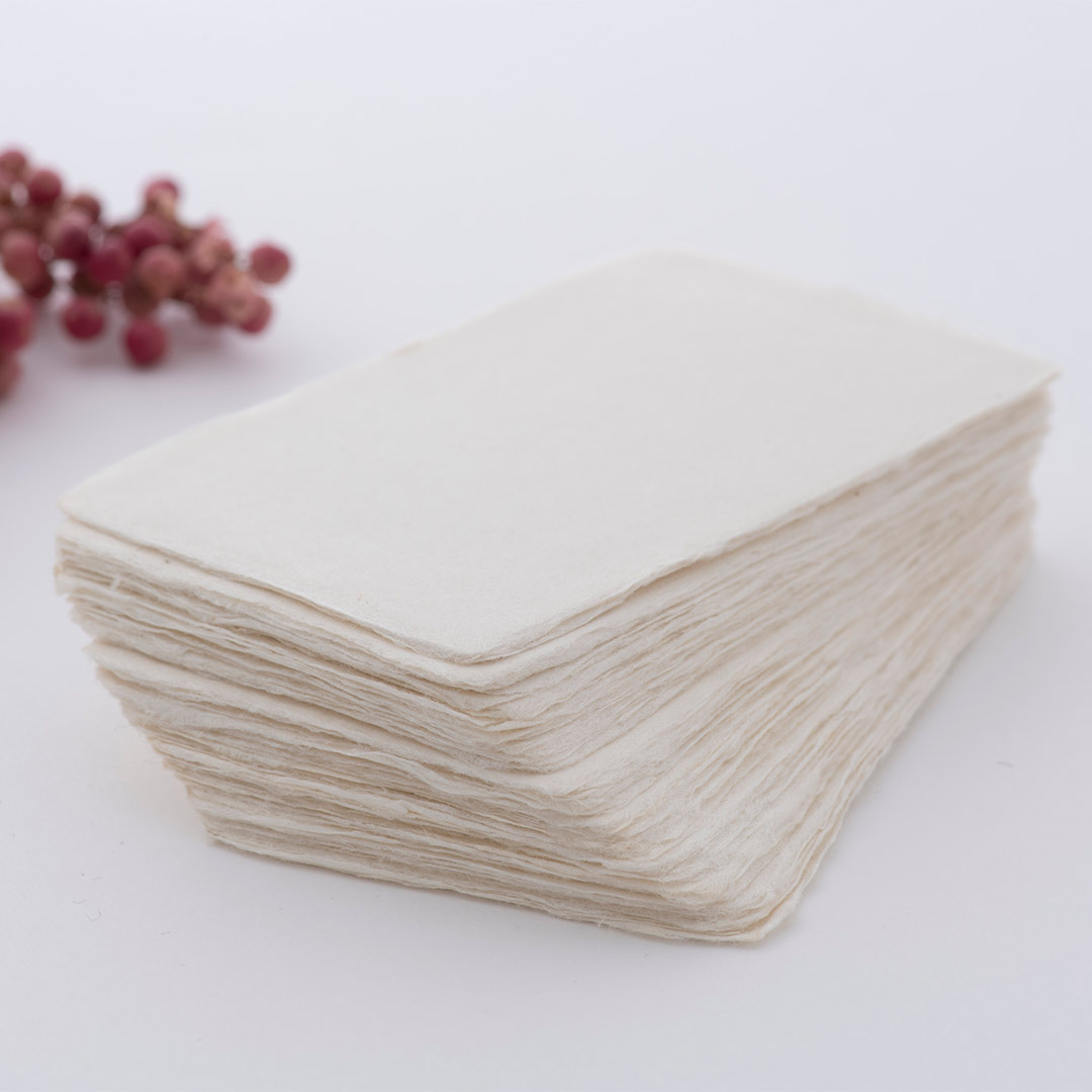 人間国宝 岩野市兵衛 純楮和紙名刺 ギフト名刺におすすめ