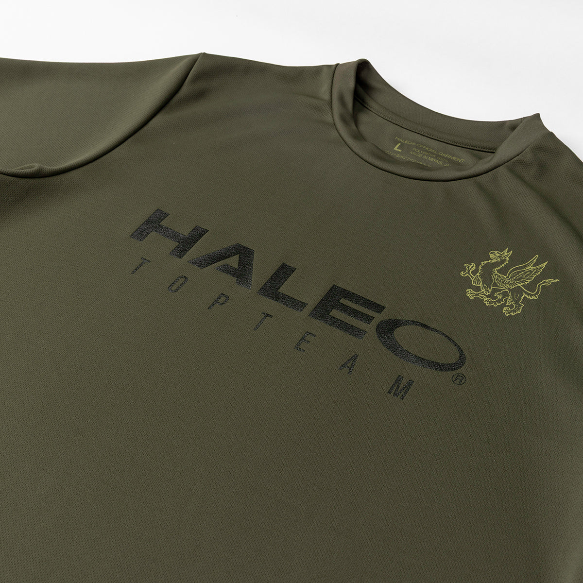 HALEO TOP TEAM MESH TEE KHAKI Tシャツ