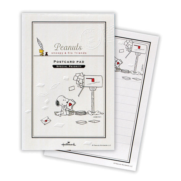 スヌーピー ポストと手紙II【ハガキ箋｜ヨコ罫線｜1柄8枚】 – 日本