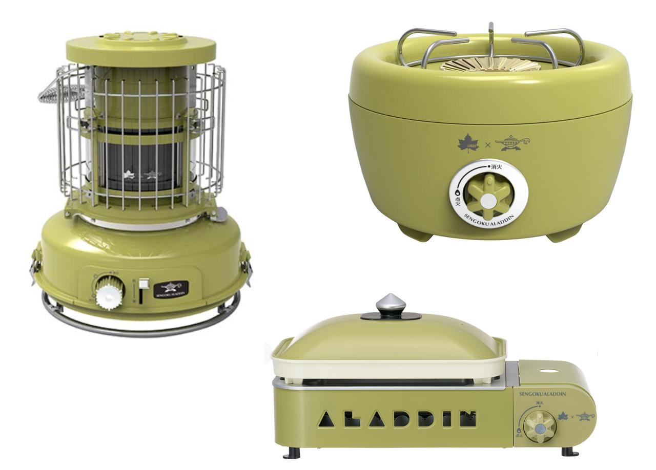 ポータブル ガス ストーブ シルバークイーン】ロゴス×センゴクアラジン