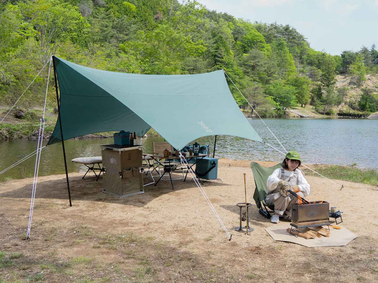 いつかのタープ」TC素材で新登場！】 DODの大人気商品に新色ブルー