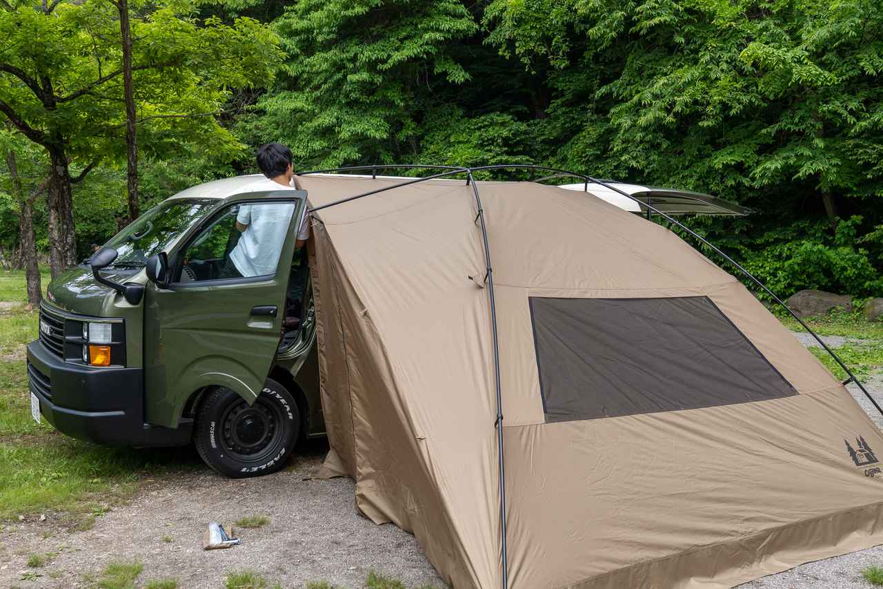 レビュー】車中泊キャンプが快適に！ogawa「カーサイドリビングDX-2
