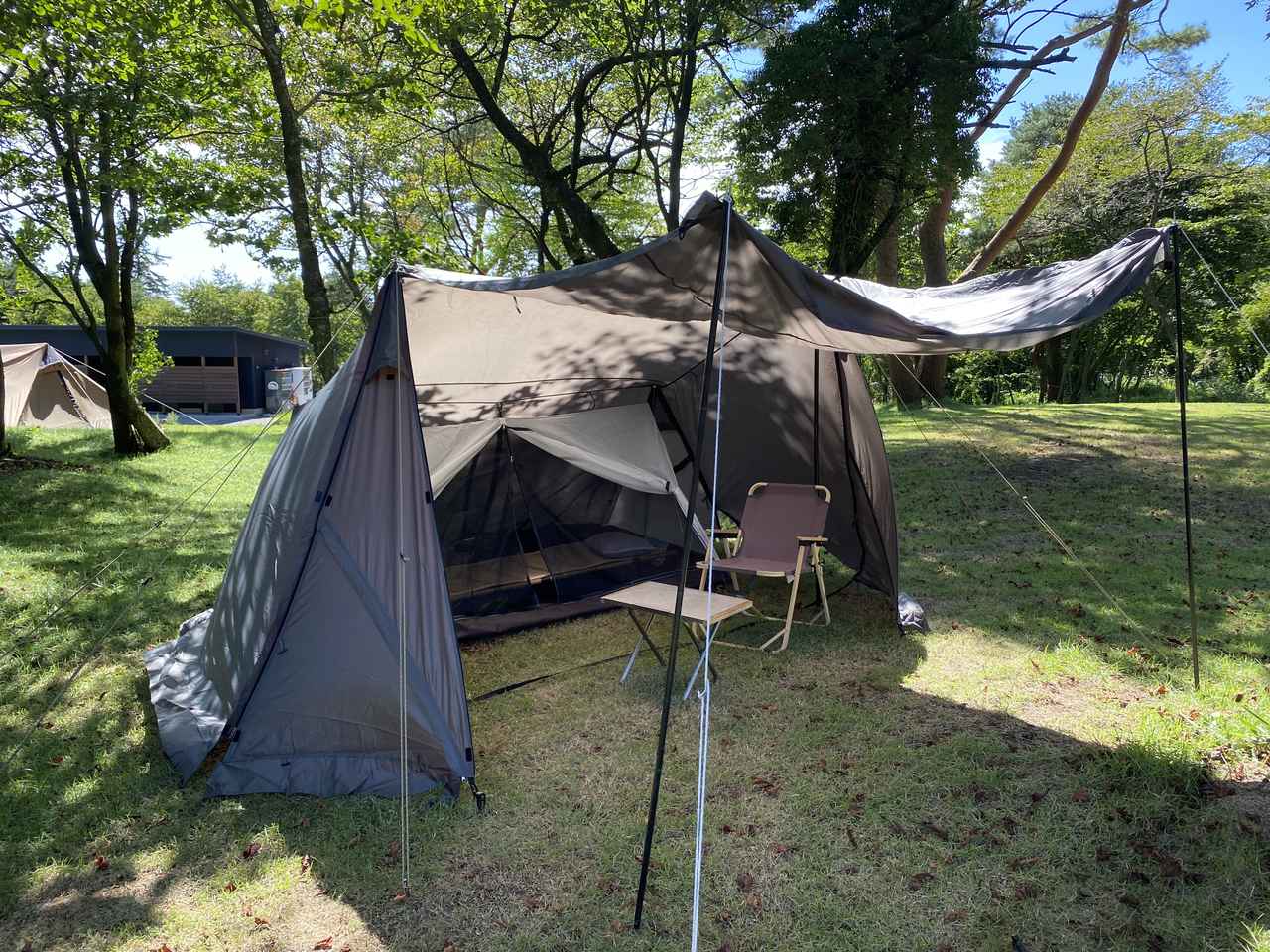 ワークマン】2023年秋冬新作！ソロ用パップテント『耐久撥水スクエア