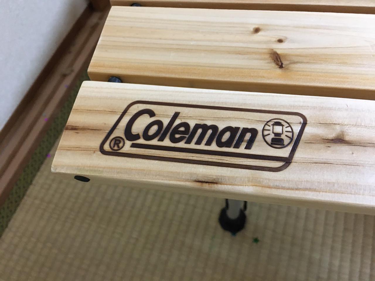 コールマン】「ナチュラルウッドロールテーブル」をレビュー