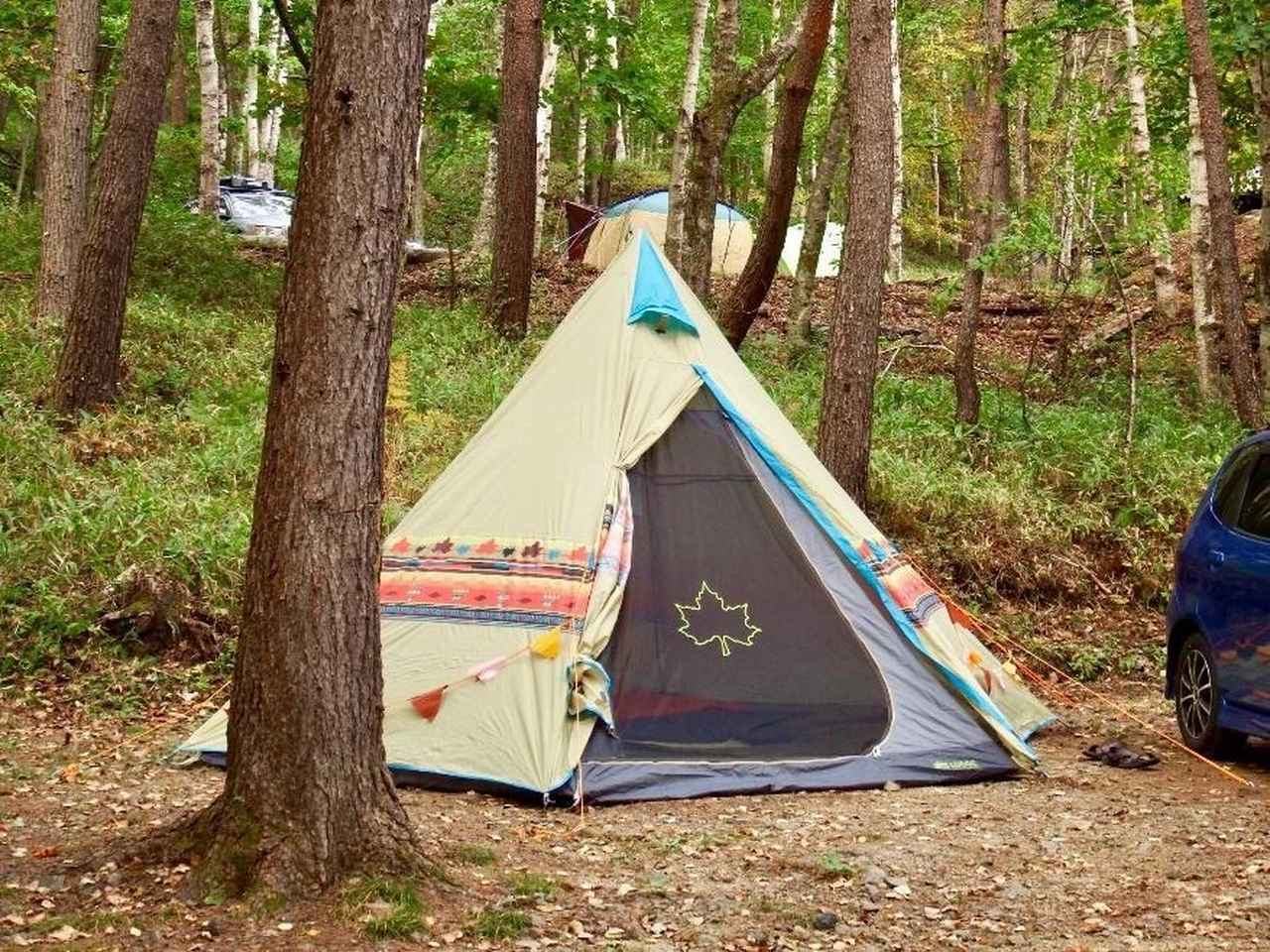 ワンポールテント】LOGOS（ロゴス）のナバホティピーテントでキャンプ