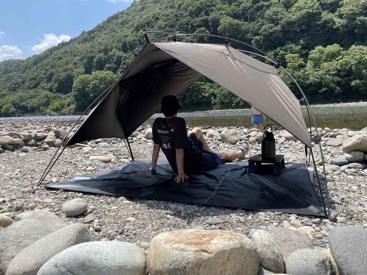 レビュー】DOD『サカナシェード2』はピクニックや海水浴に大活躍！設営