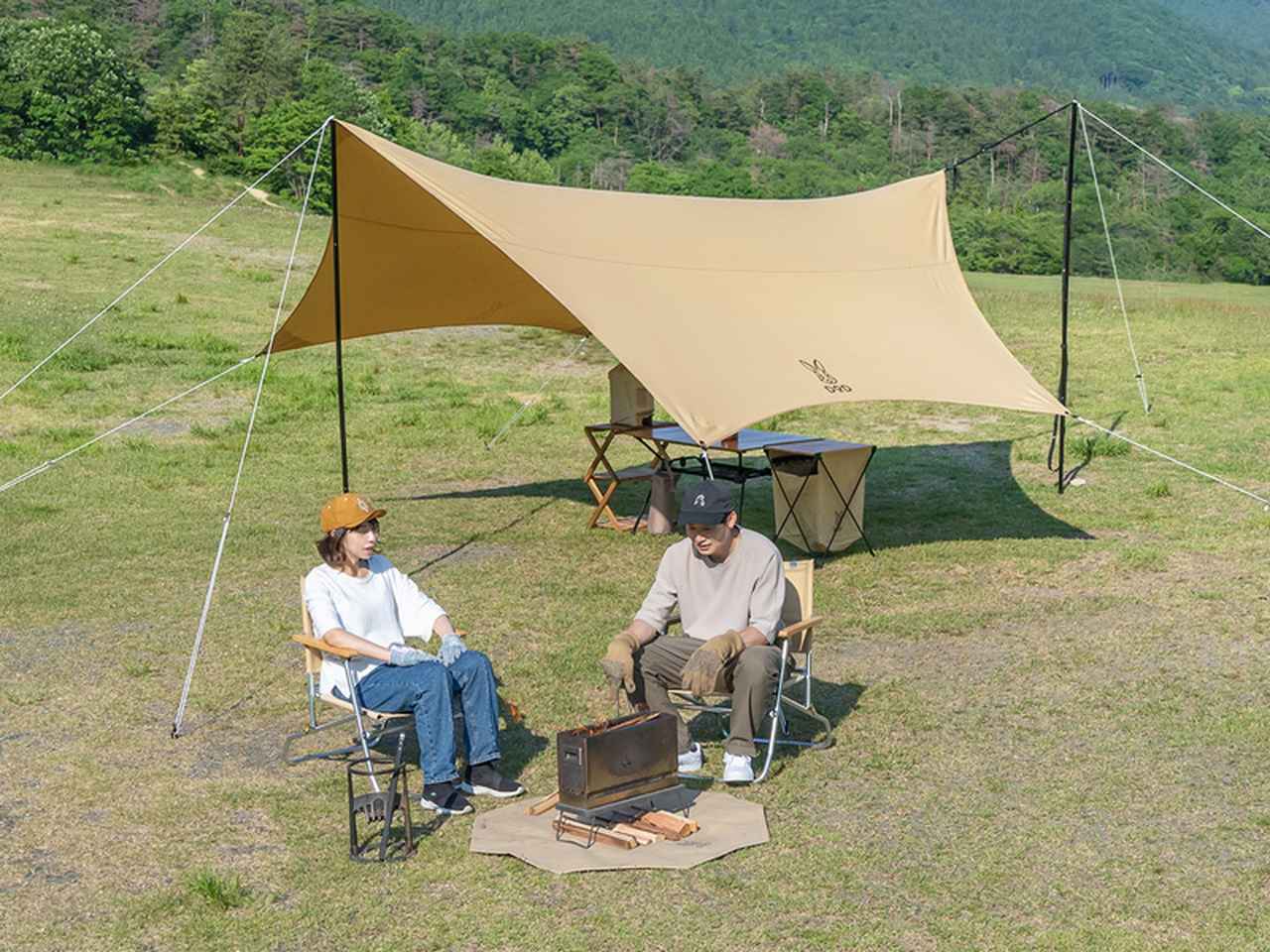 いつかのタープ」TC素材で新登場！】 DODの大人気商品に新色ブルー