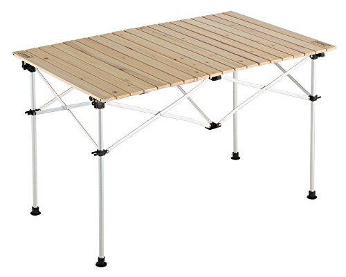 コールマン】「ナチュラルウッドロールテーブル」をレビュー