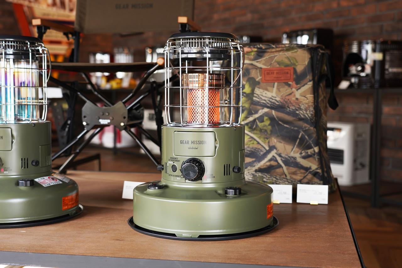 トヨトミ人気石油ストーブGEAR MISSIONシリーズ「RR-GER25」を1/26(木