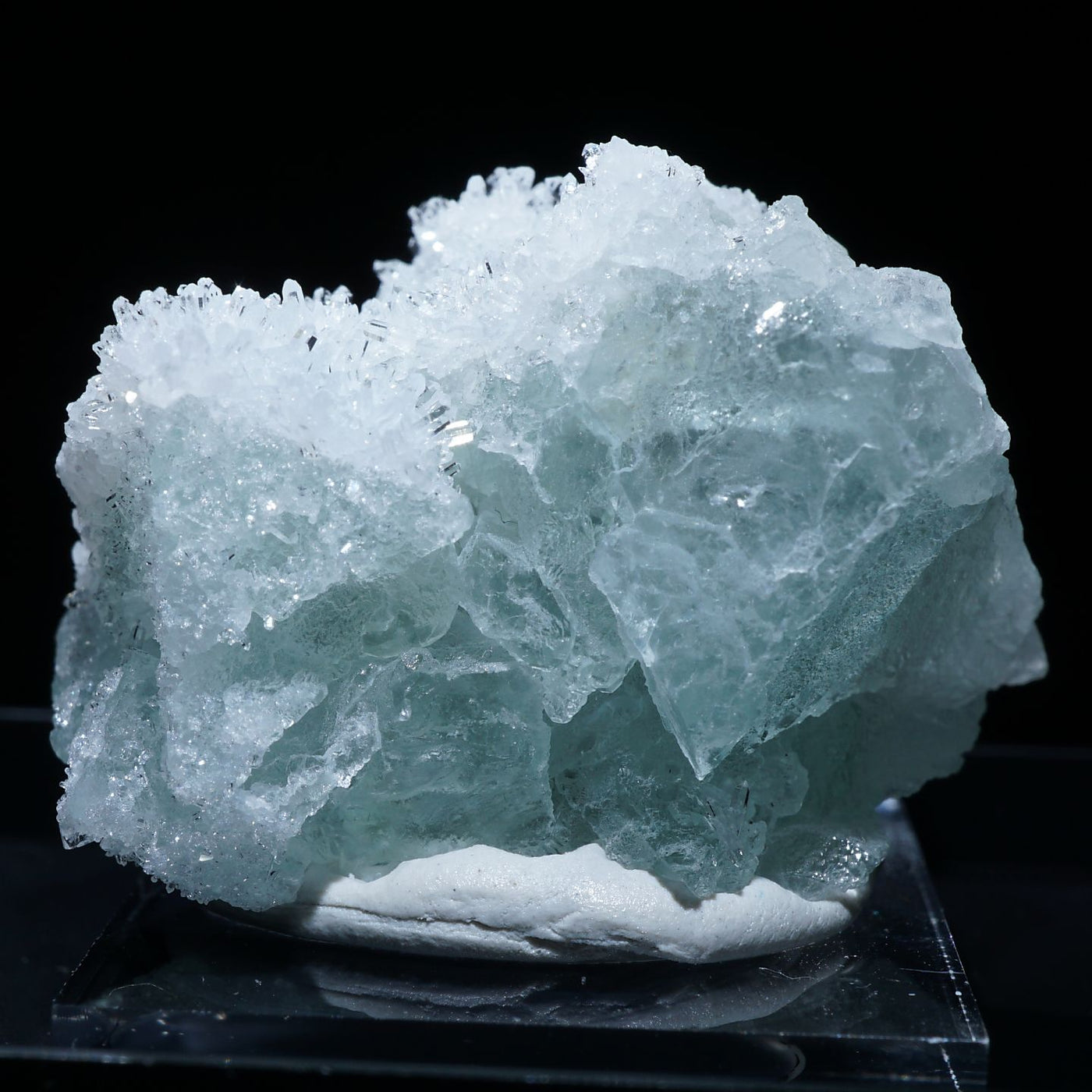 中国 ヤオガンシャン産 フローライト・水晶|ハッピーギフト – 天然石