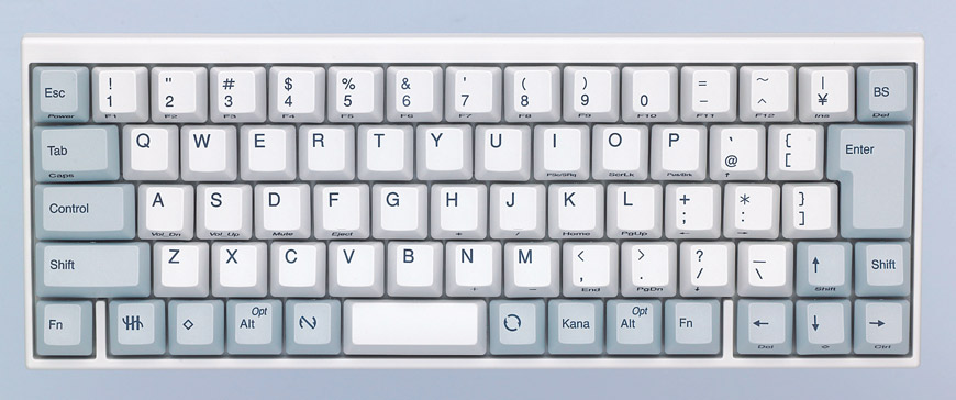 Happy Hacking Keyboard | キー配列 | PFU
