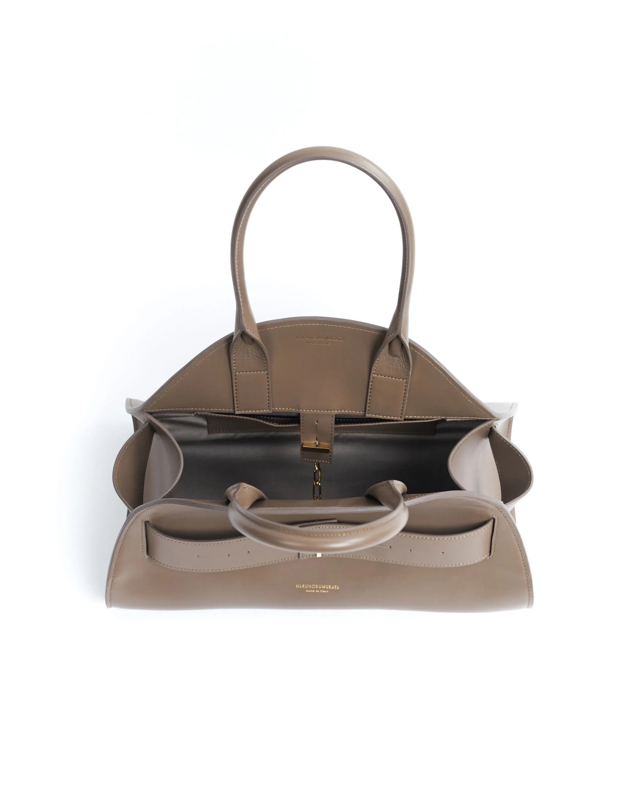 PIADA MEDIA - LEATHER BELTED MEDIUM BOSTON – HARUNOBUMURATA