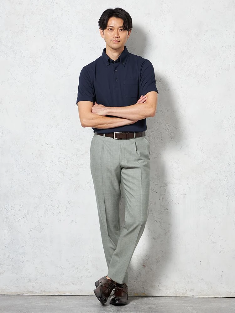 ウール100％】パンツ ワンタック イタリア マルラーネ社製生地 ライト