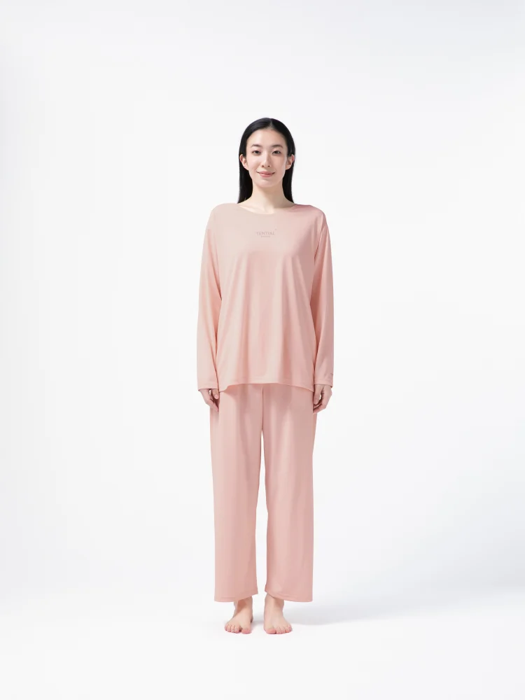 ピンク 【レディース】一般医療機器 TENTIAL BAKUNE Dry Women's長袖T