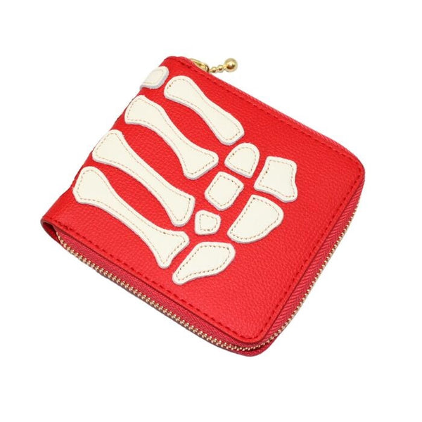 KAPITAL THUMBS UP BONE HAND ZIP Wallet – HARUYAMA