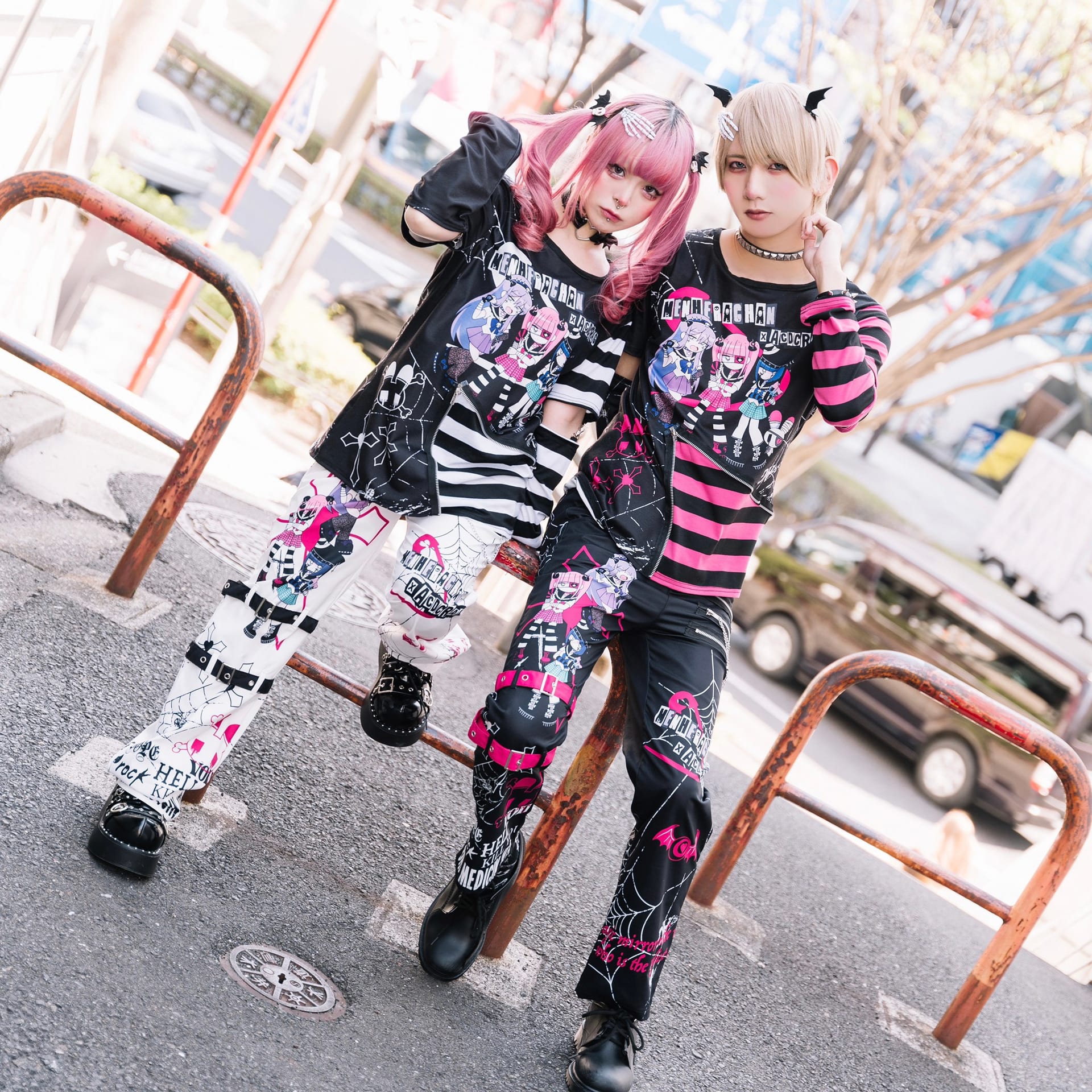 ACDC RAG×メンヘラチャン新作！病みかわパンクコラボアイテムが発売