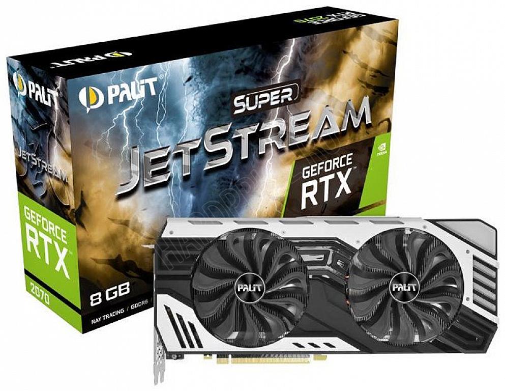 RTX 2070 Купить видеокарту Palit GeForce RTX 2070 Super JetStream