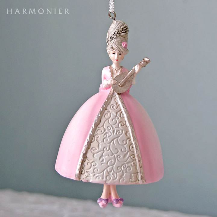 ミュージックアンサンブルオーナメント（ブルー/ピンク）｜クリスマス