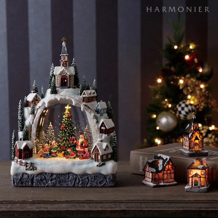 リキッドLEDクリスマスビレッジ※電池/USB仕様｜クリスマス雑貨の通販