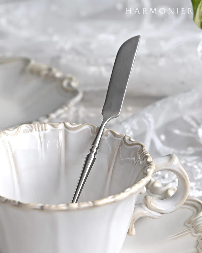 ティアラバターナイフ/シルバー ※ステンレス製カトラリー | 輸入雑貨の