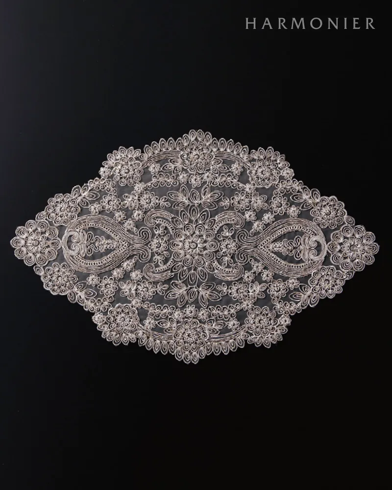 ノーブルプレースマット/シルバー30x50cm | 輸入雑貨の通販ハルモニア