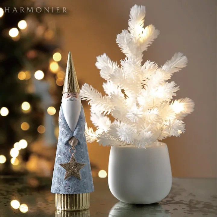 LEDホワイトテーブルツリー30cm※USB仕様｜クリスマス雑貨の通販