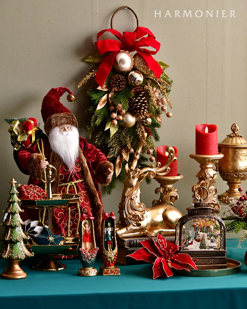 ポインセチアクリップオーナメント/レッド｜クリスマス雑貨の通販