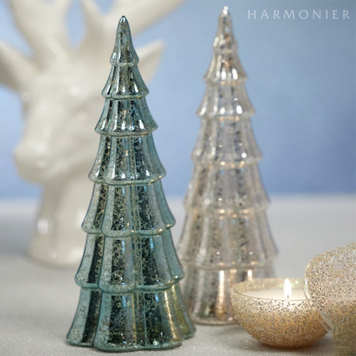 Web Store限定|LEDアンティークシルバーツリーL 27cm｜クリスマス雑貨